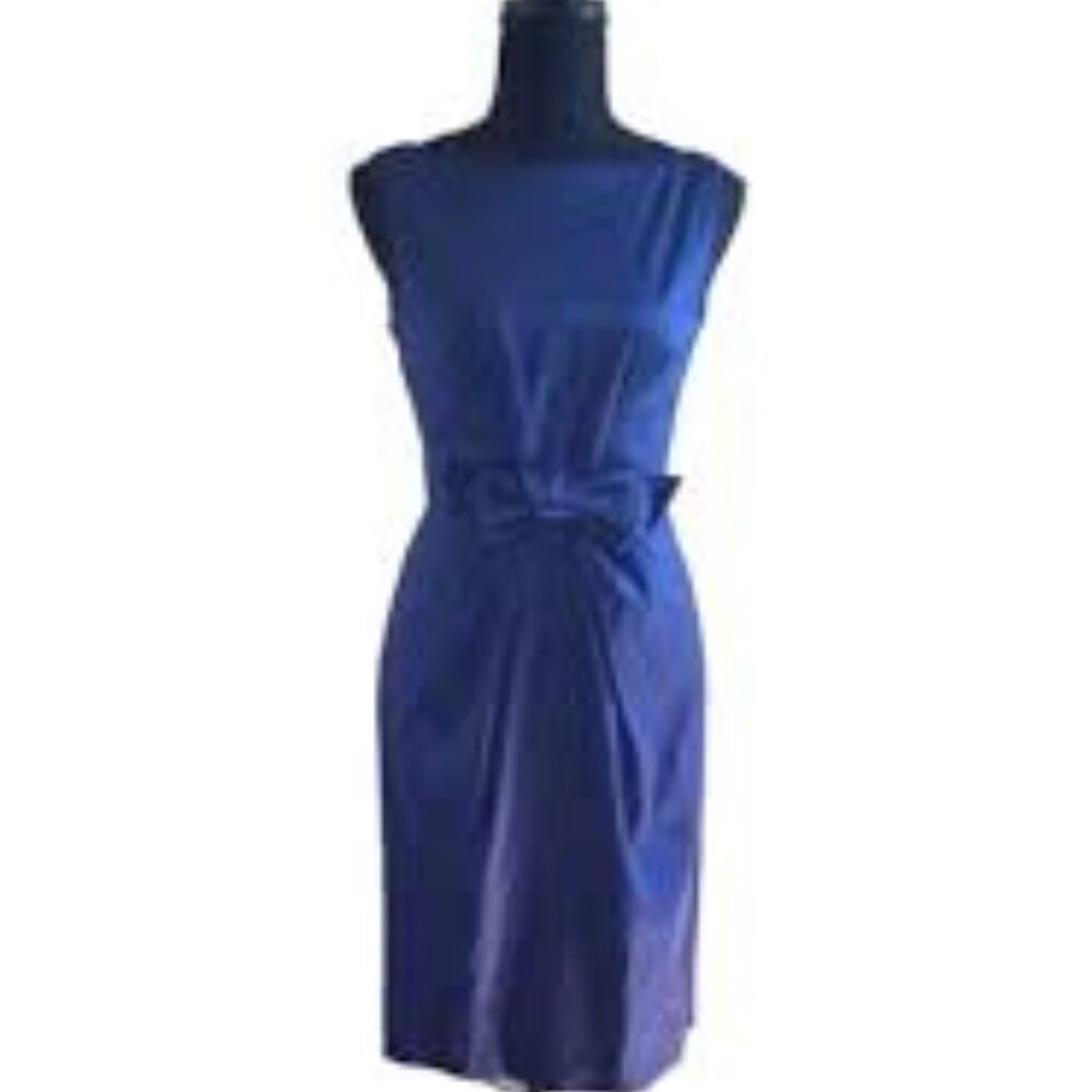 Maggy London Timeless Bow front shift Dress SIZE 6